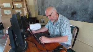 Chilanga Primary School setting up Synology