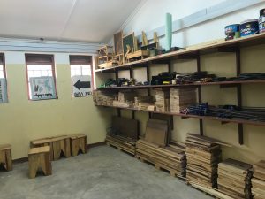storeroom with wood